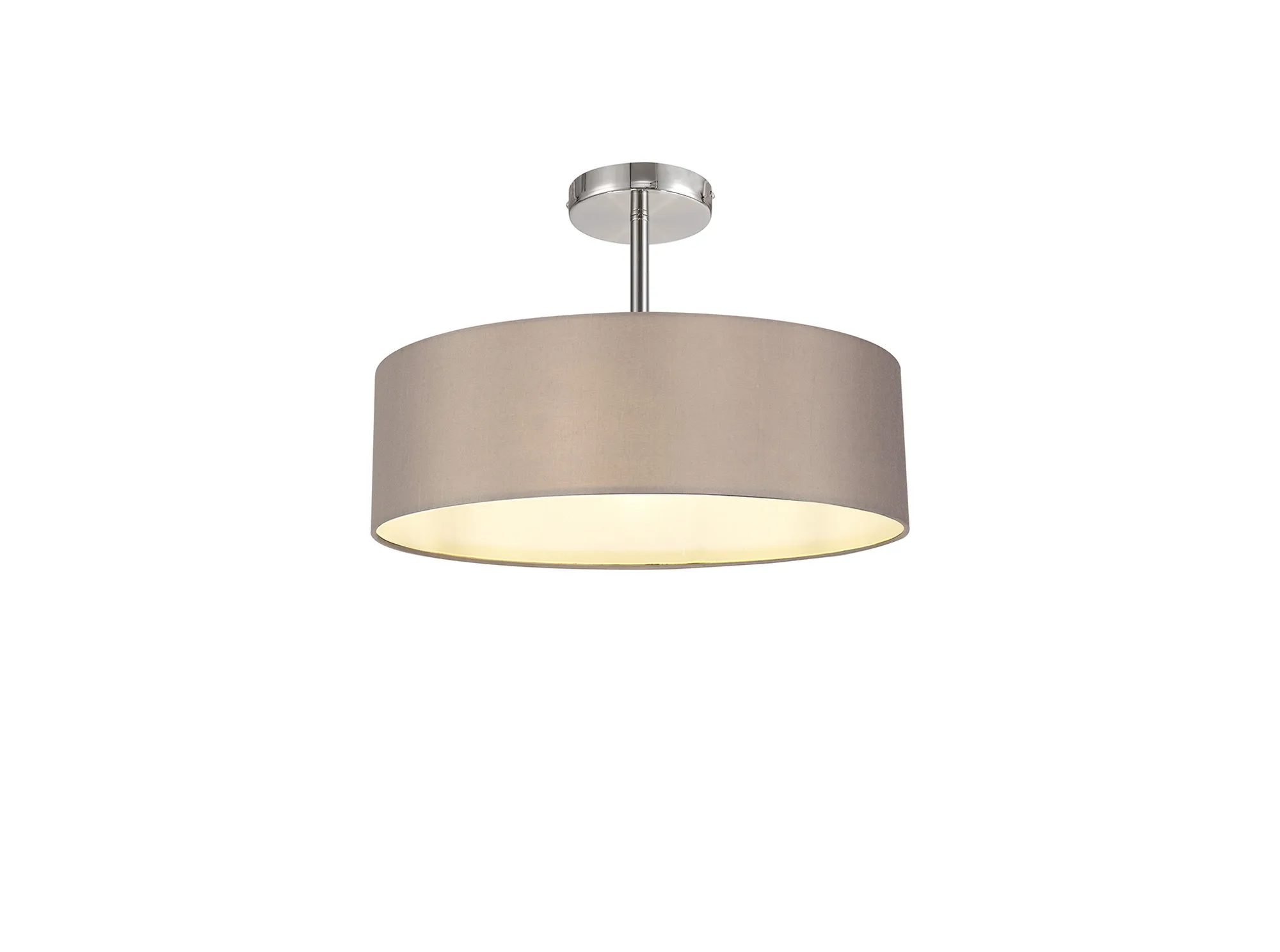 Baymont CH GR Ceiling Lights Deco Semi Flush Fittings